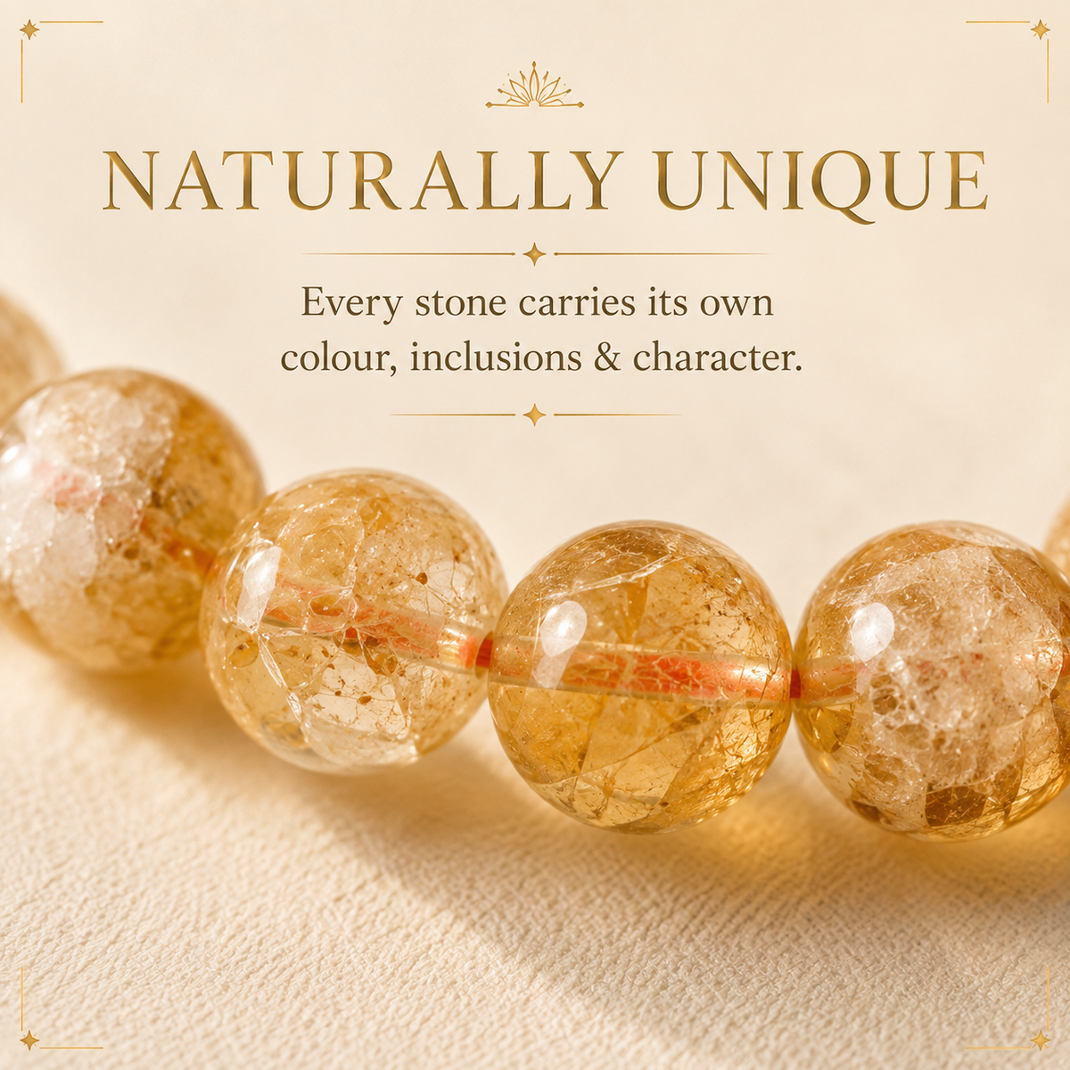 Natural Citrine Bracelet – Abundance, Confidence & Prosperity