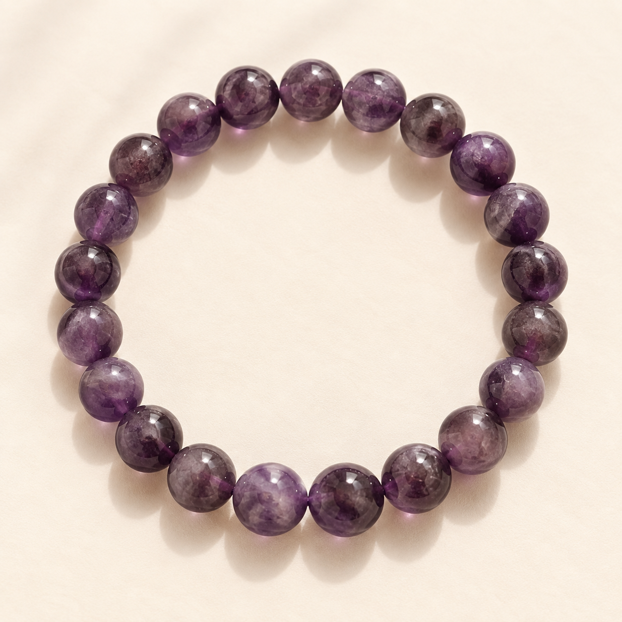 Natural Amethyst Bracelet – Calm, Clarity & Spiritual Protection