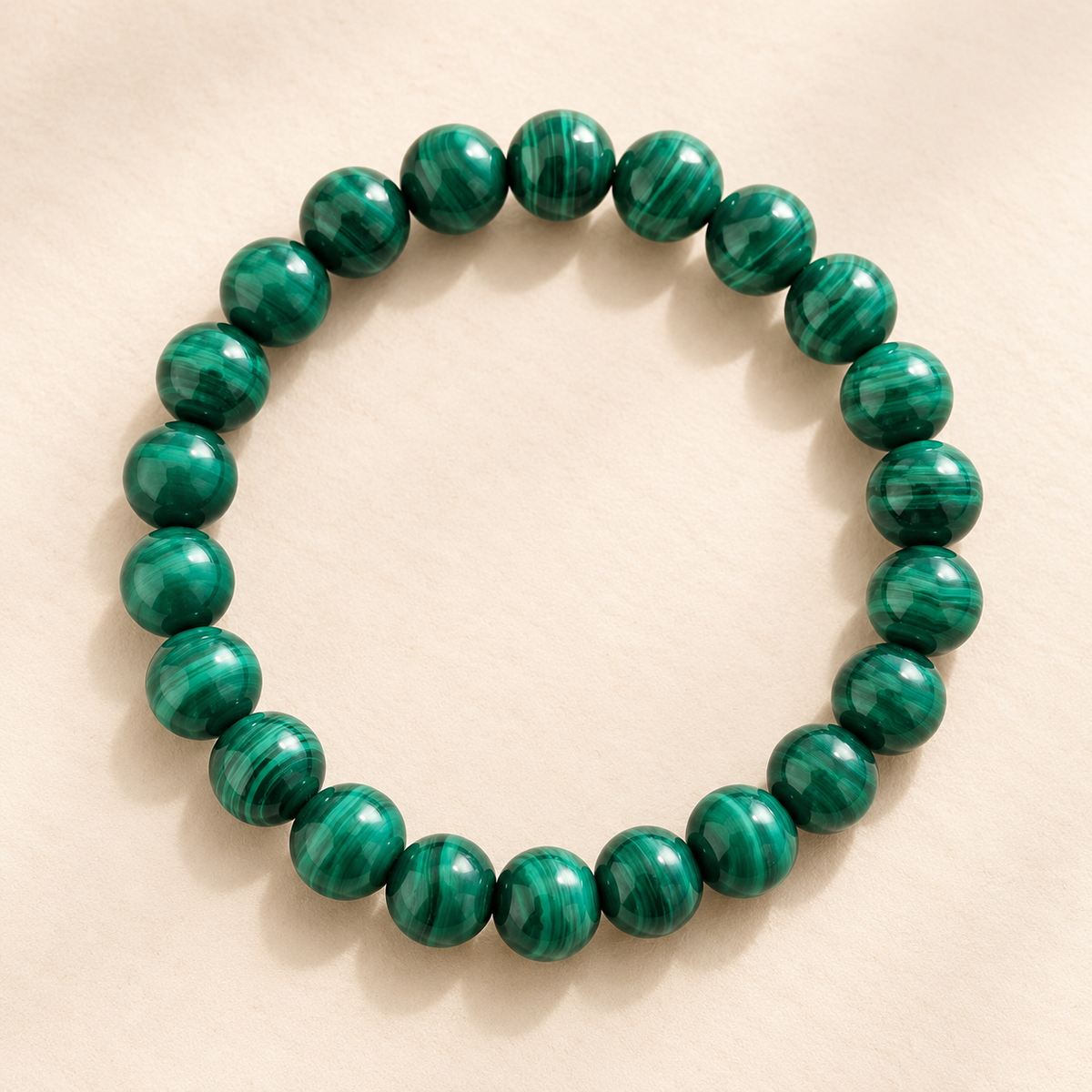 Natural Malachite Bracelet – Transformation, Protection & Heart Healing