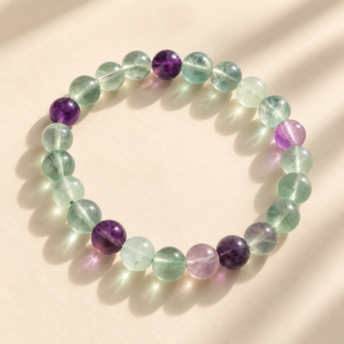 Natural Multi Fluorite Bracelet – Focus, Clarity & Positive Transformation