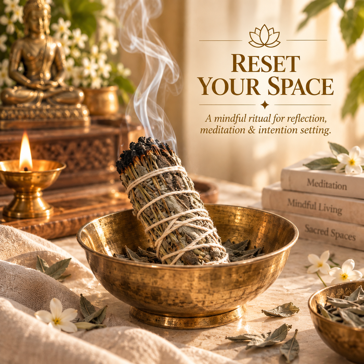 Whole-Leaf Sage Bundle – Purification, Clarity & Sacred Space