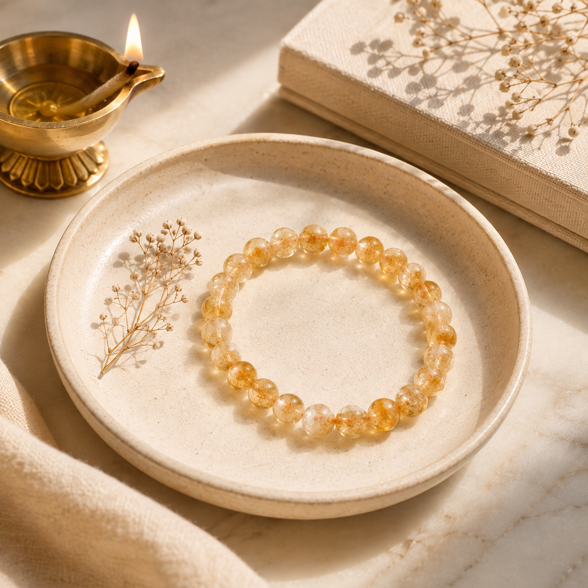 Natural Citrine Bracelet – Abundance, Confidence & Prosperity