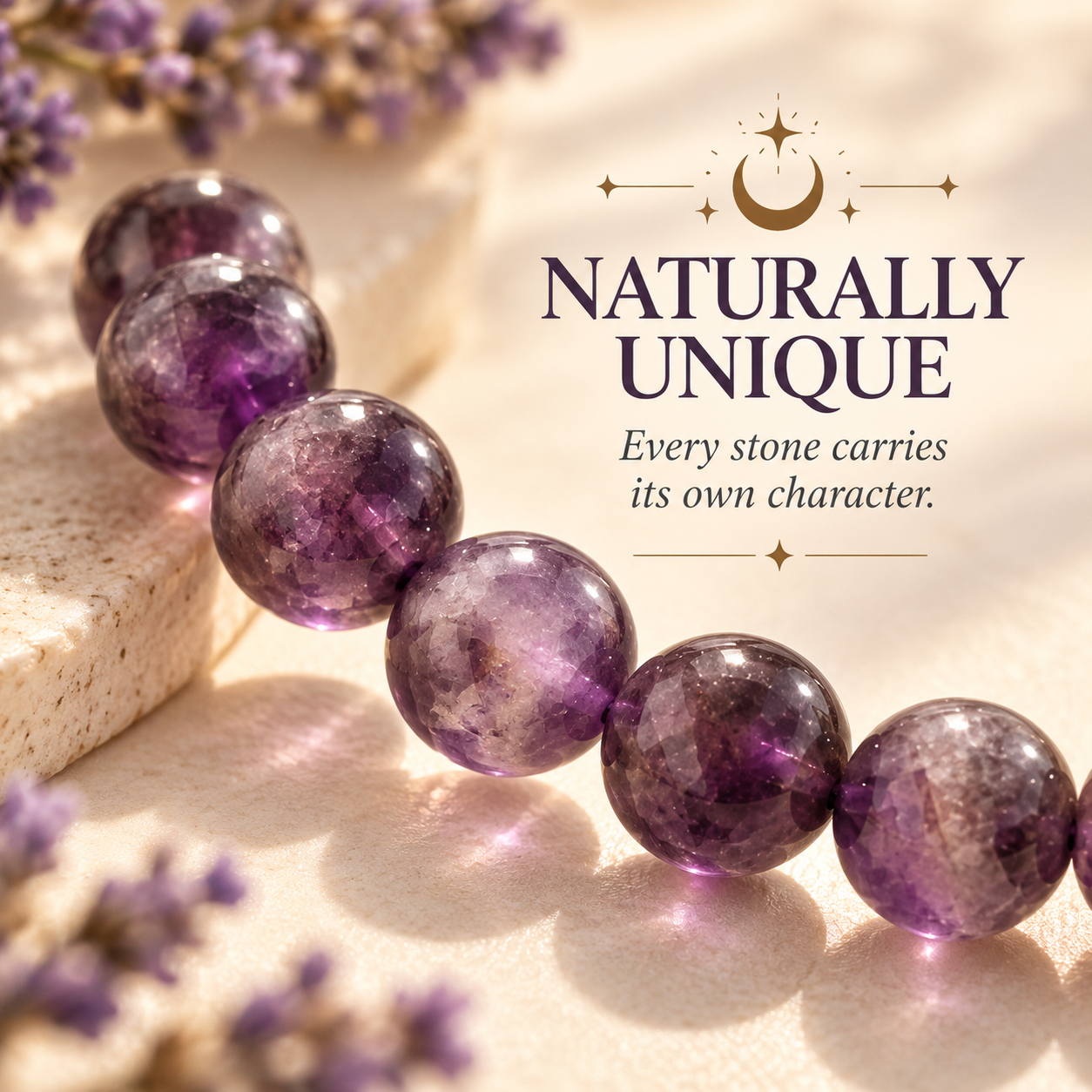 Natural Amethyst Bracelet – Calm, Clarity & Spiritual Protection