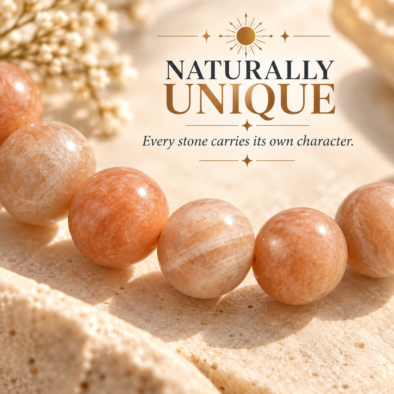 Natural Sunstone Bracelet – Joy, Confidence & Positive Energy