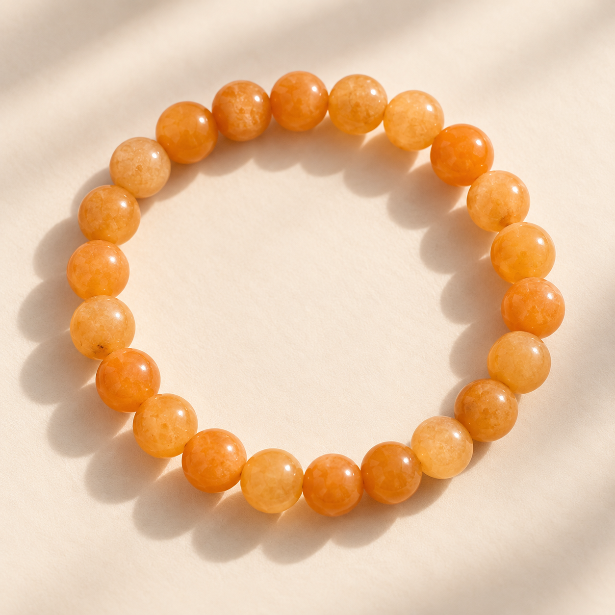 Natural Yellow Aventurine Bracelet – Optimism, Willpower & Abundance