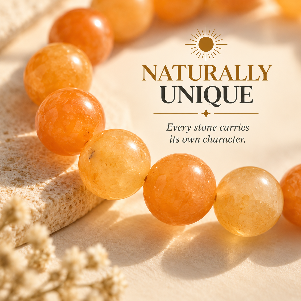 Natural Yellow Aventurine Bracelet – Optimism, Willpower & Abundance
