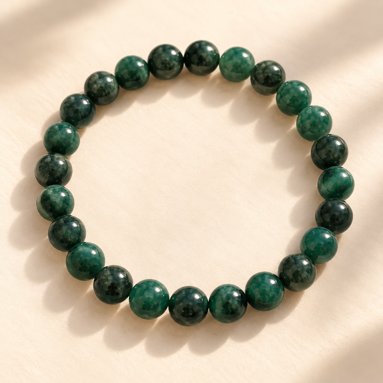 Natural Green Jade Bracelet – Luck, Prosperity & Harmony