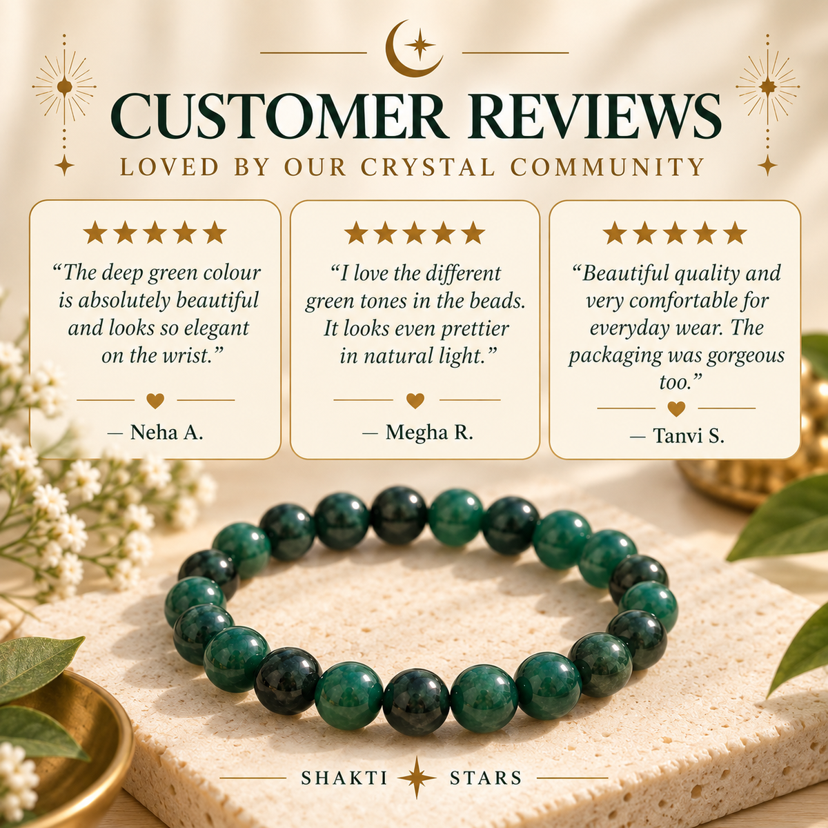 Natural Green Jade Bracelet – Luck, Prosperity & Harmony