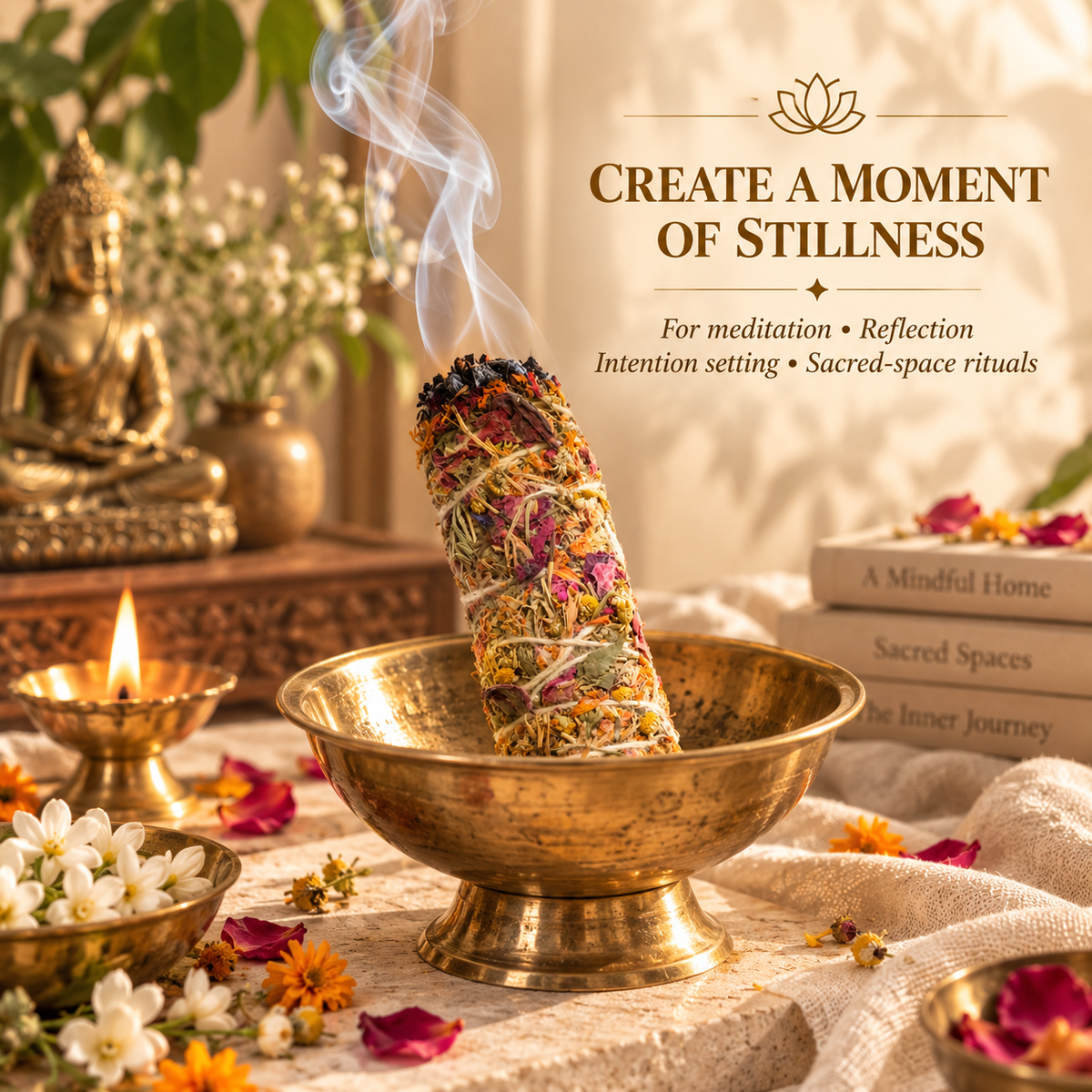Sage Botanical Bundle – Rose, Marigold, Loban & Chamomile