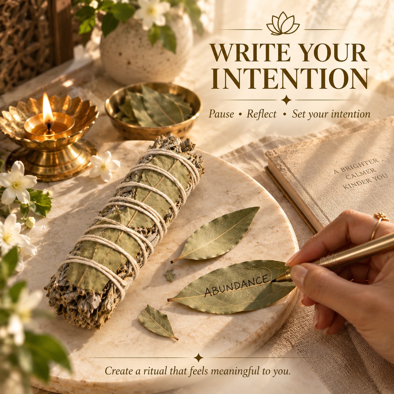 Sage + Bay Leaf Ritual Bundle – Manifestation, Protection & Clarity